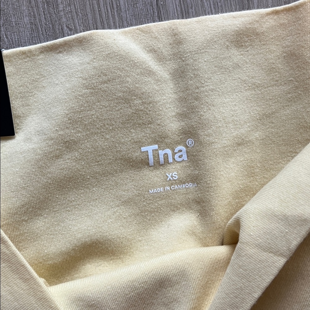 Aritzia Yellow Flare Pants - Picture 2 of 7
